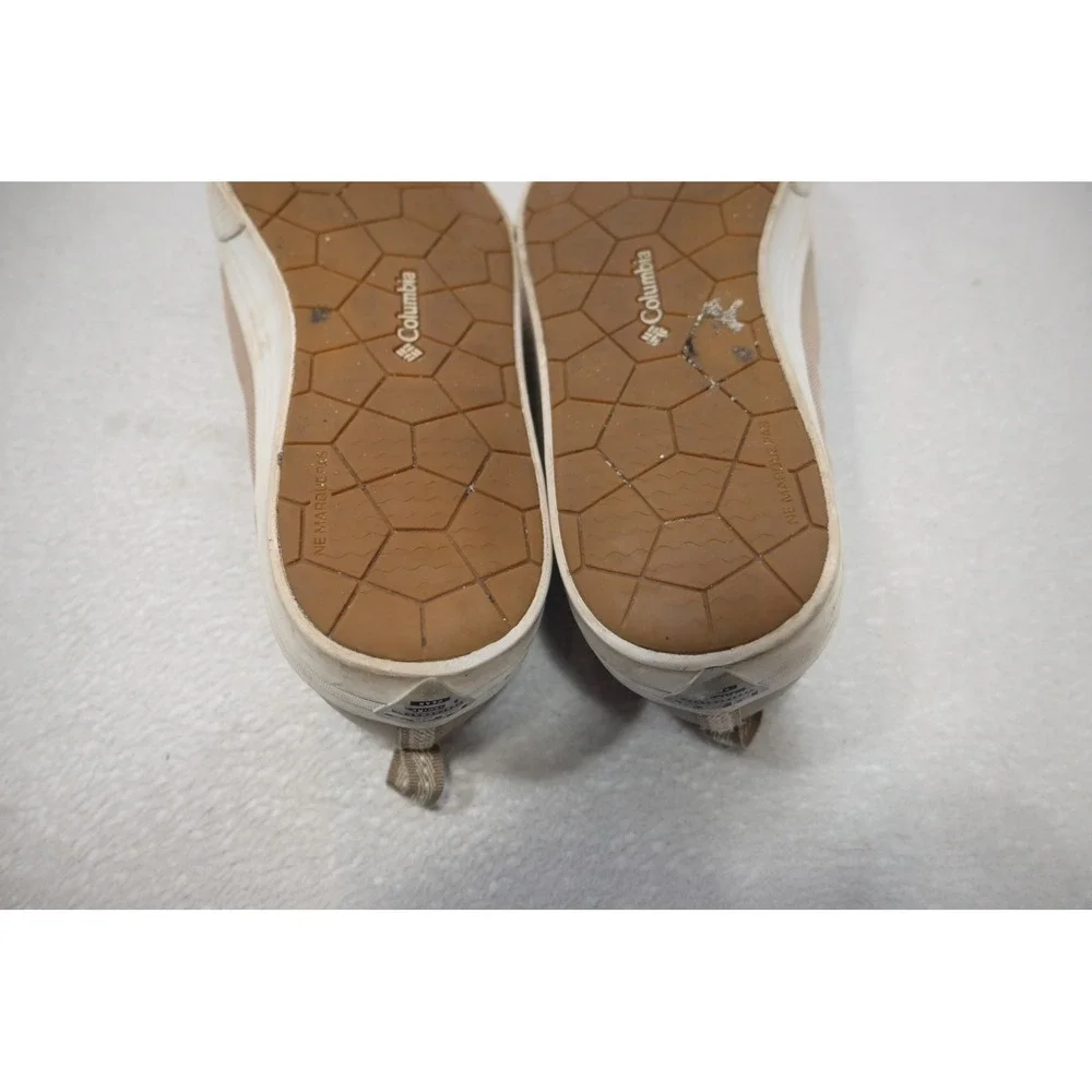 Columbia PFG Bahama Vent Slip On Mens 11.5 Tan Good YM0746-271‎ Boat Shoes